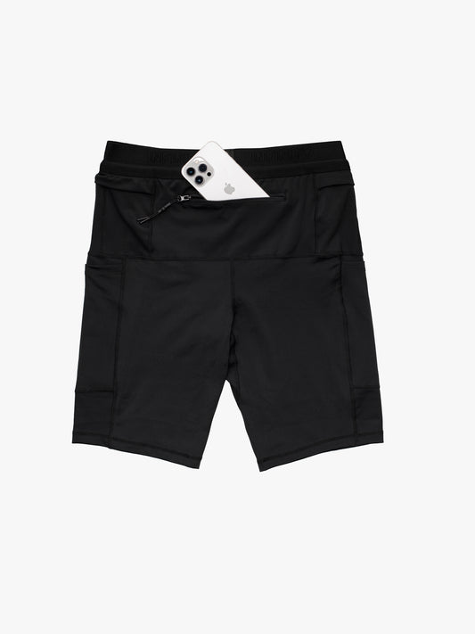 Men’s Performance Running Half Tights V1 Black