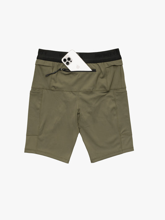 Men’s Performance Running Half Tights V1 Khaki